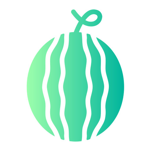 watermeloen Generic Flat Gradient icoon