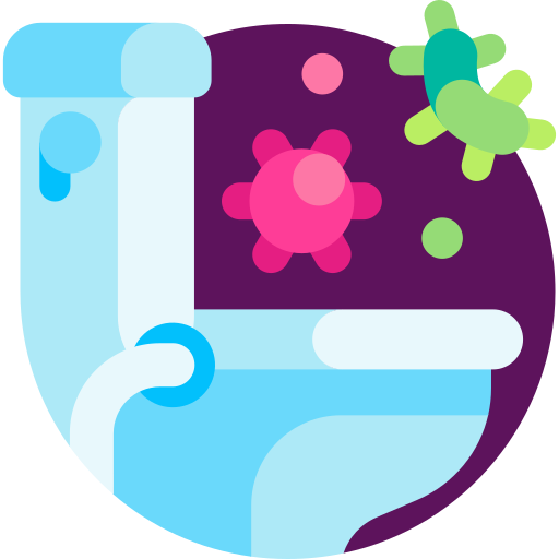 Toilet  Detailed Flat Circular Flat icon