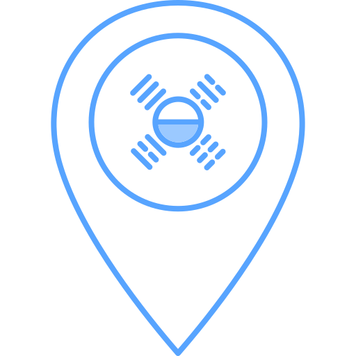 corea del sud Generic Blue icona
