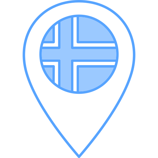 Норвегия Generic Blue иконка