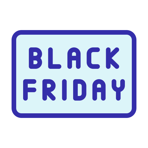 Black Friday Generic Blue icon