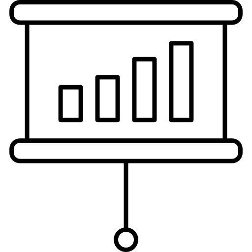 wykres słupkowy Cubydesign Lineal ikona