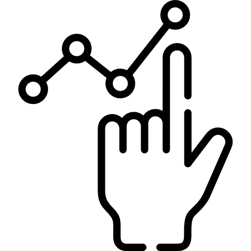 라인 차트 Special Lineal icon