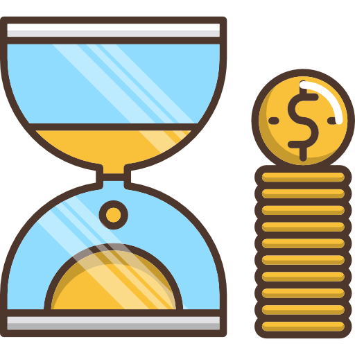 Time is money Cubydesign Lineal Color  icon
