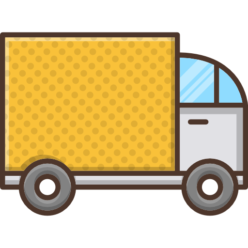 Delivery truck Cubydesign Lineal Color  icon
