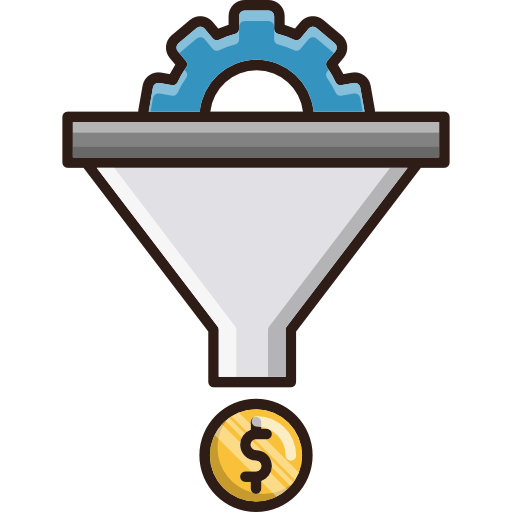 Funnel Cubydesign Lineal Color  icon