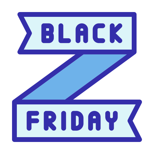 Black Friday Generic Blue icon