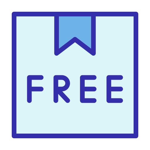 kostenloser versand Generic Blue icon