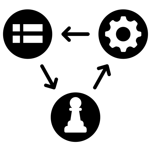 plan estratégico Generic Glyph icono