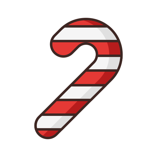 クリスマスキャンディー Generic Outline Color icon
