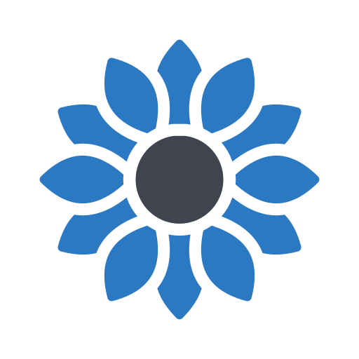 花 Generic Blue icon