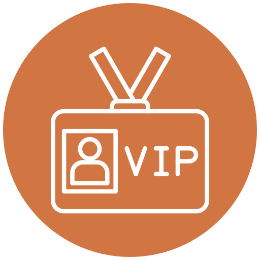 VIP pass Generic Flat icon