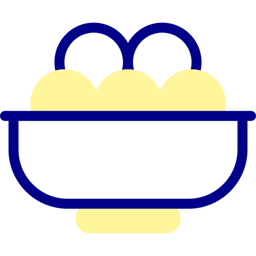 masa frita Detailed Mixed Lineal color icono