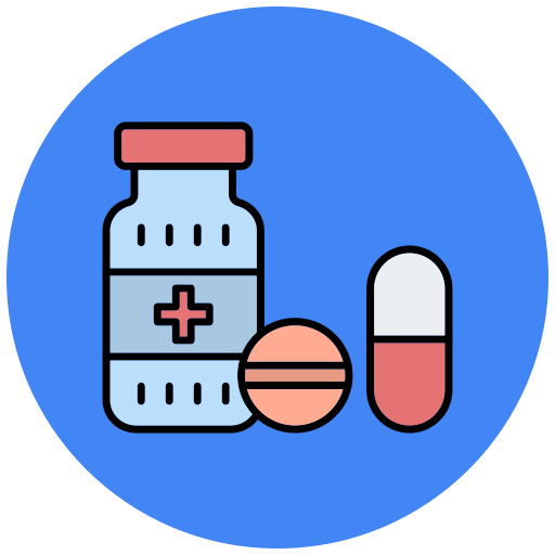 의약품 Generic Outline Color icon