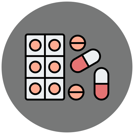Pharmaceutical Generic Outline Color icon