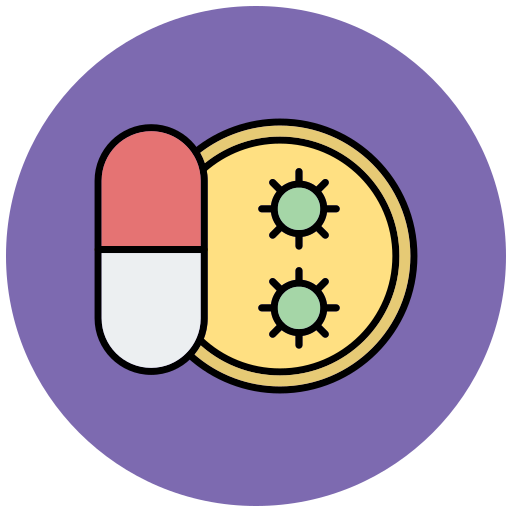 antibiotika Generic Outline Color icon