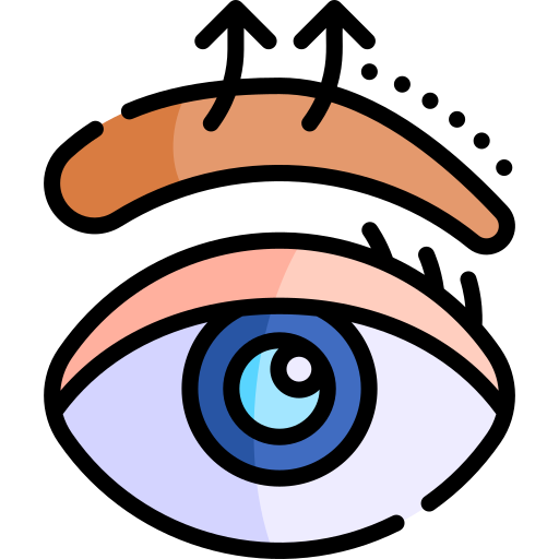 Eyebrow Kawaii Lineal color icon