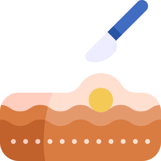 Cyst removal Kawaii Flat icon