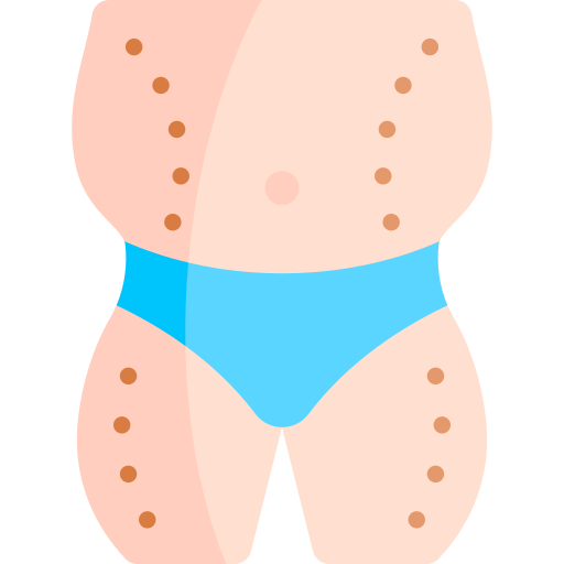 Liposuction Kawaii Flat icon