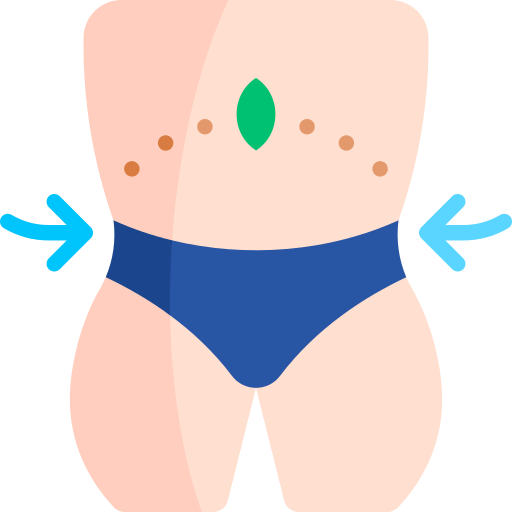 Abdominoplasty Kawaii Flat icon