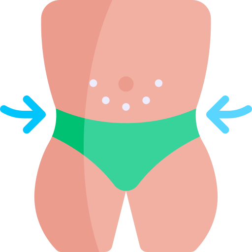 Abdominoplasty Kawaii Flat icon