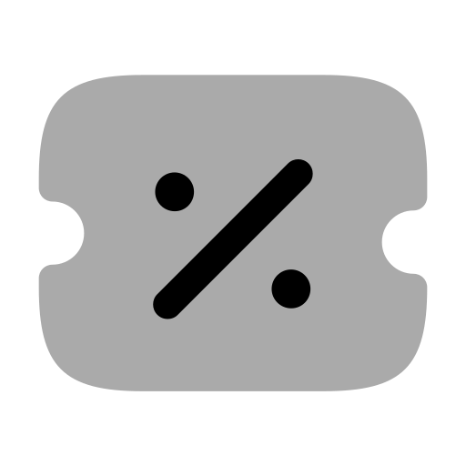 티켓 Generic Grey icon