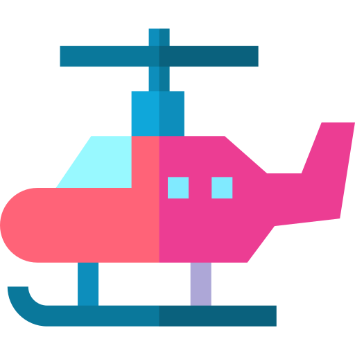 elicottero Basic Straight Flat icona