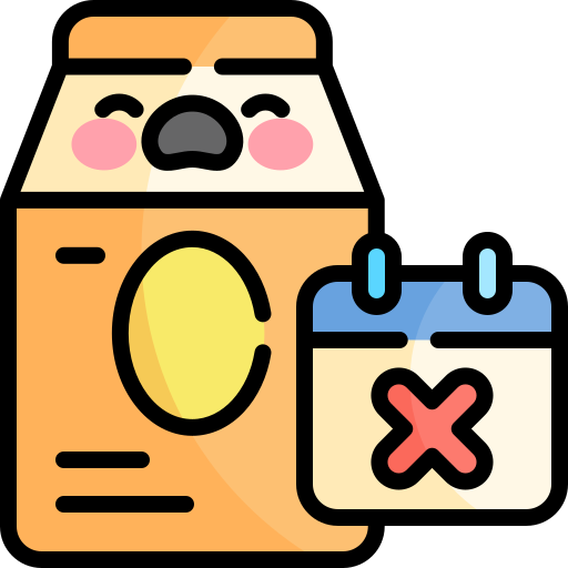 Expiration date Kawaii Lineal color icon