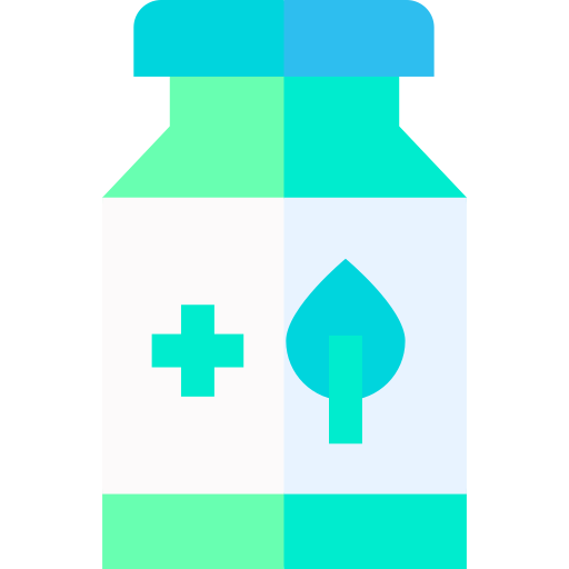 medicina natural Basic Straight Flat icono