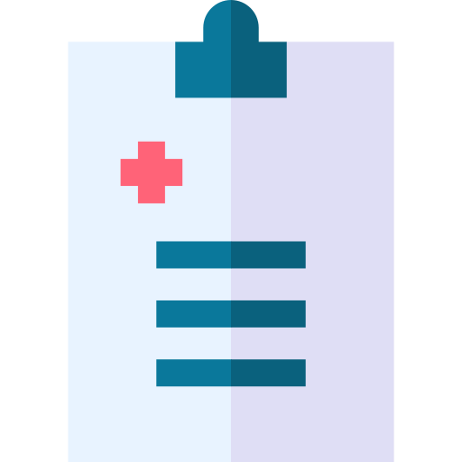 Medical Report Basic Straight Flat icon