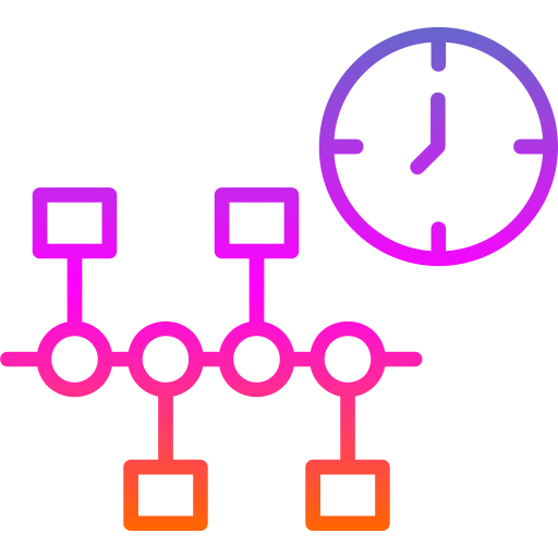 Timeline Generic Gradient icon