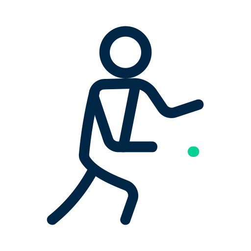 Badminton Generic Outline Color icon