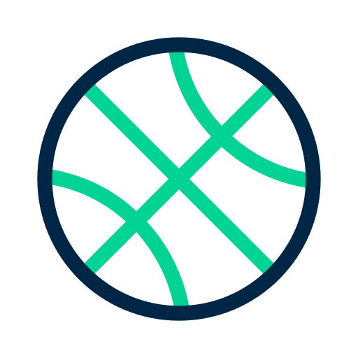 koszykówka Generic Outline Color ikona