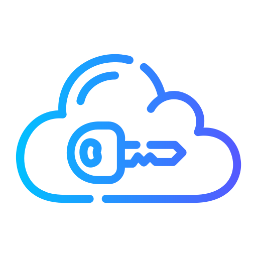 Cloud server Generic Gradient icon