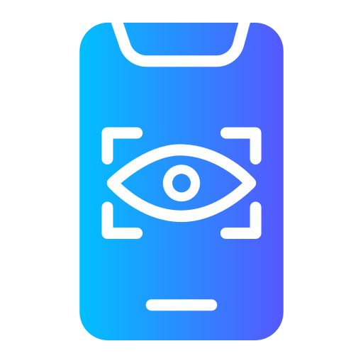 escáner de retina Generic Flat Gradient icono