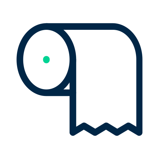 toilettenpapier Generic Outline Color icon