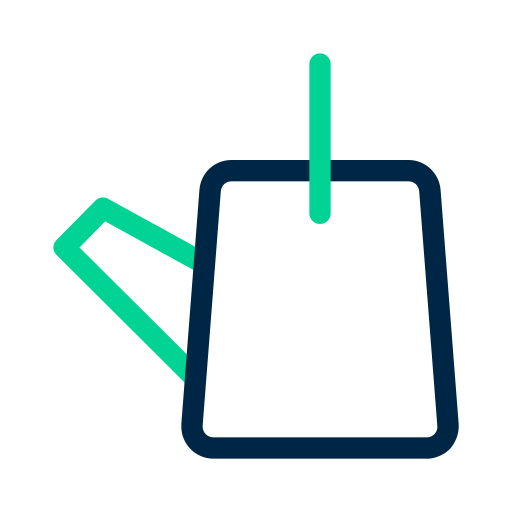 Watering Can Generic Outline Color icon
