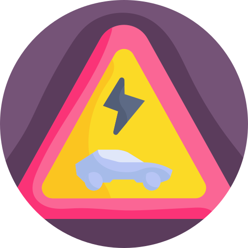 segno di pericolo Generic Flat icona