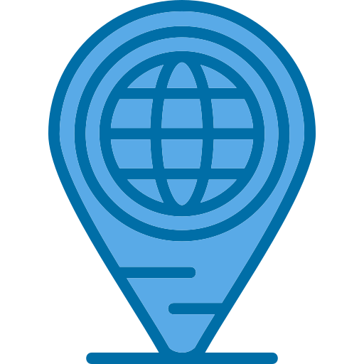 Geospatial technology Generic Blue icon