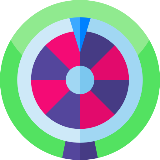 roulette Geometric Flat Circular Flat icona