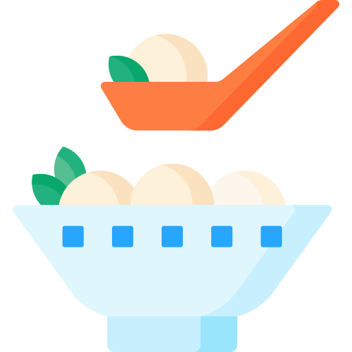Fish ball Special Flat icon