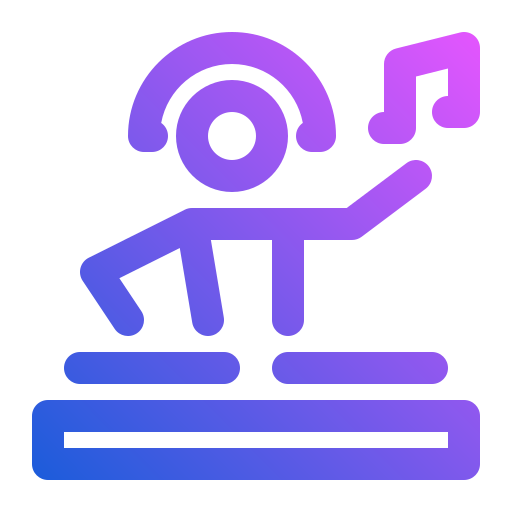 discjockey Generic Gradient icon