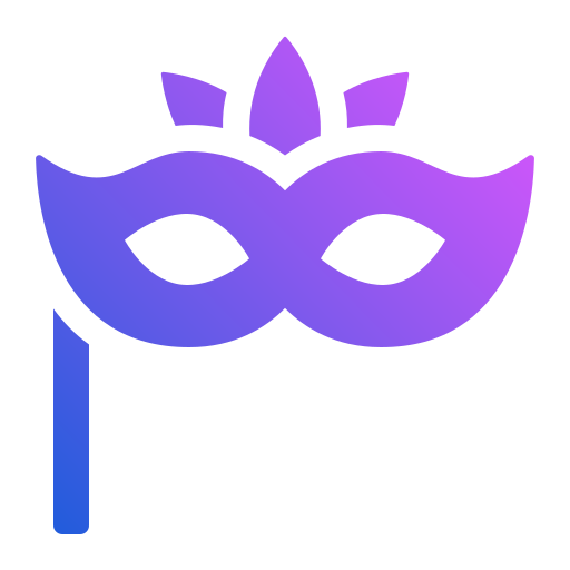 Masquerade Generic Flat Gradient icon