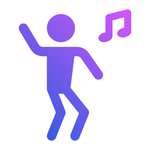 Dancing Generic Flat Gradient icon