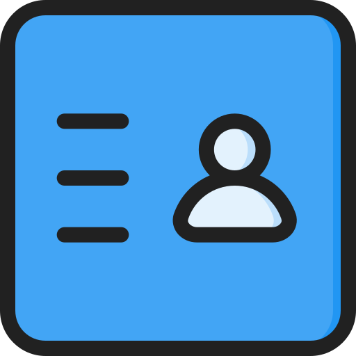 Contacts Generic Outline Color icon