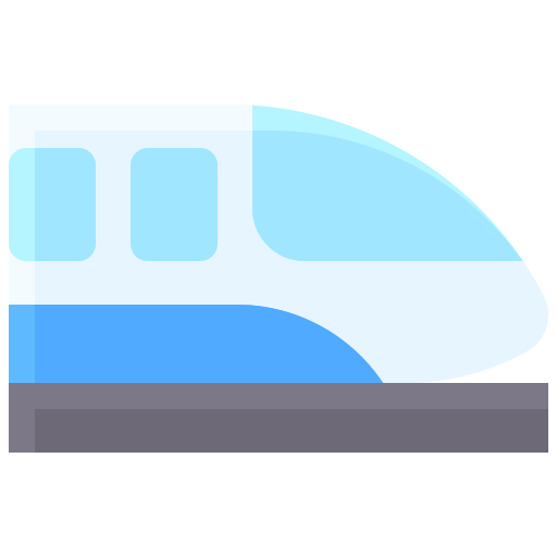 treno ad alta velocità Generic Flat icona