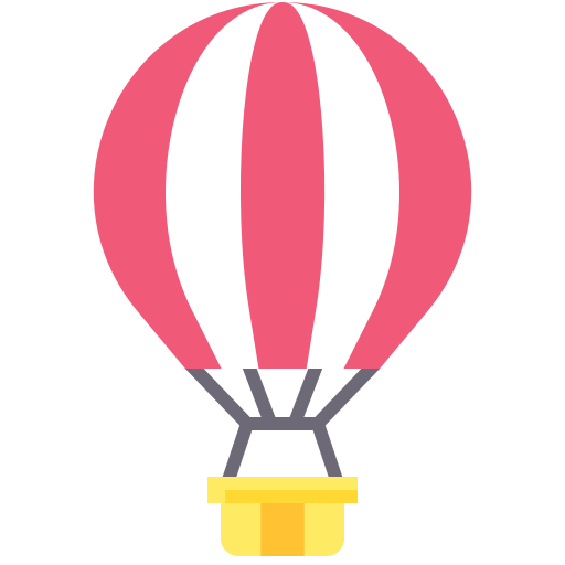 montgolfière Generic Flat Icône