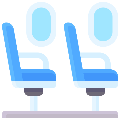 飛行機の座席 Generic Flat icon