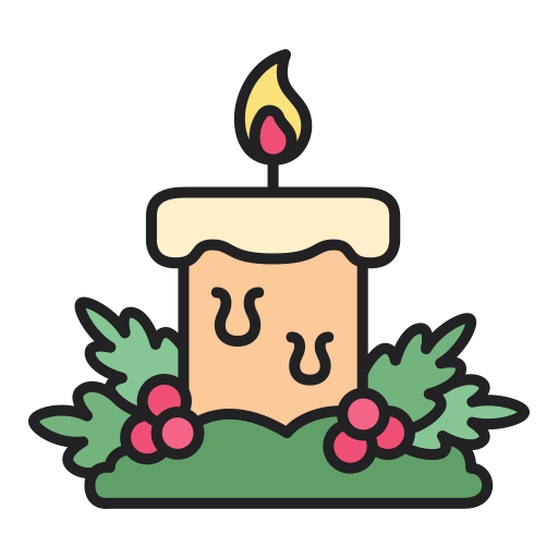 candle Generic Outline Color icon