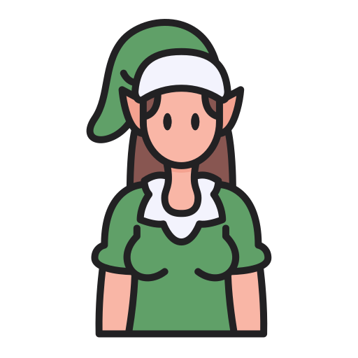 Elf Generic Outline Color icon